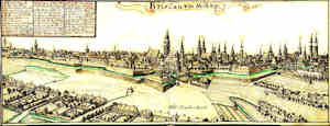 Breslau von Mittag - Widok miasta od południa